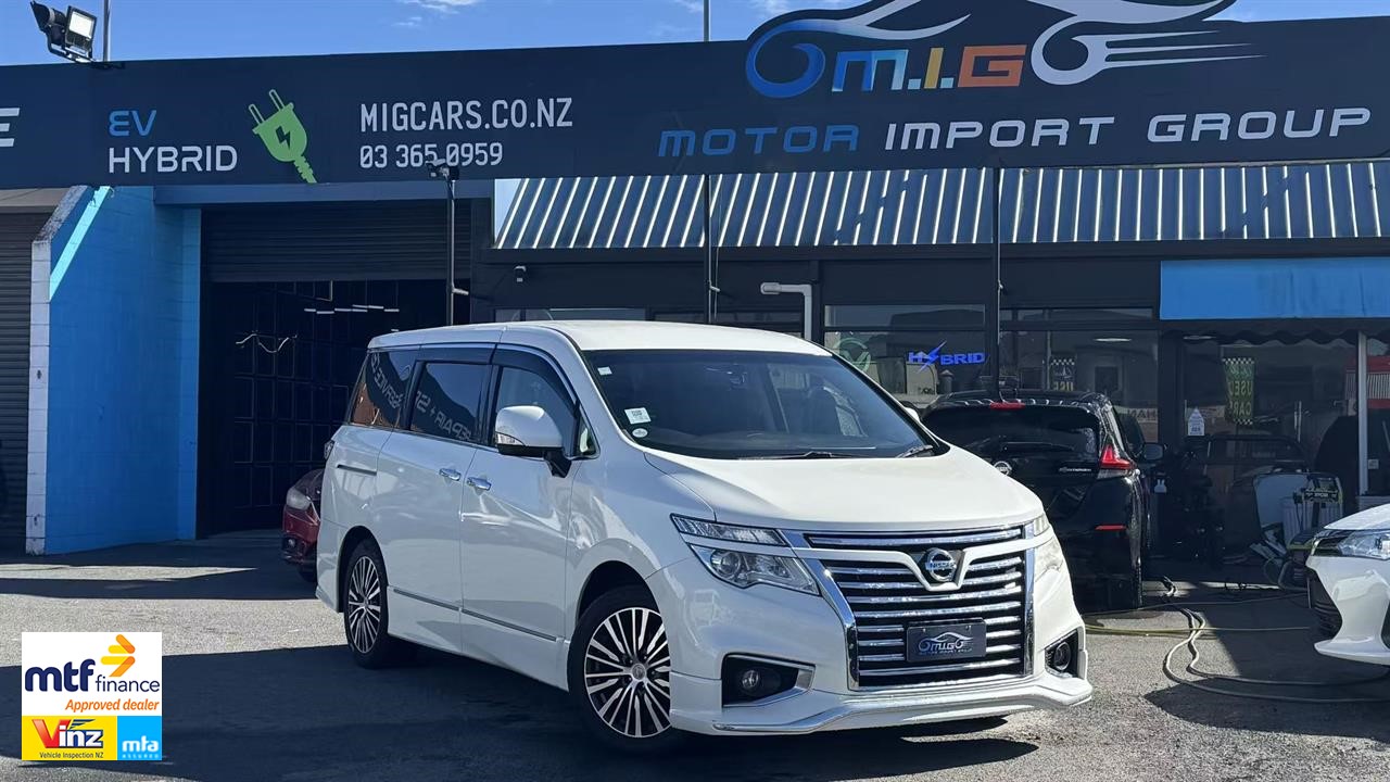 2017 Nissan Elgrand 5D 250 HighWayStar 3YearWarrantyFree