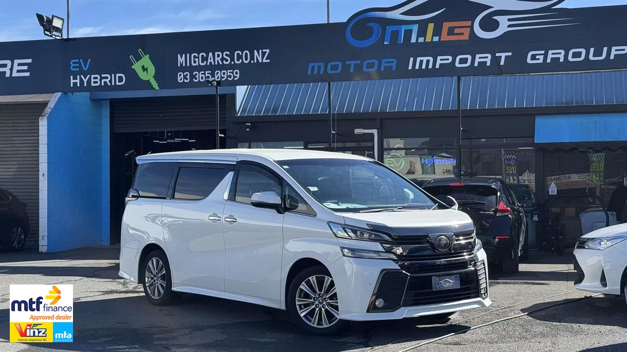 2018 Toyota Vellfire 2.5Z A GoldenEyes 3YearWarrantyFree