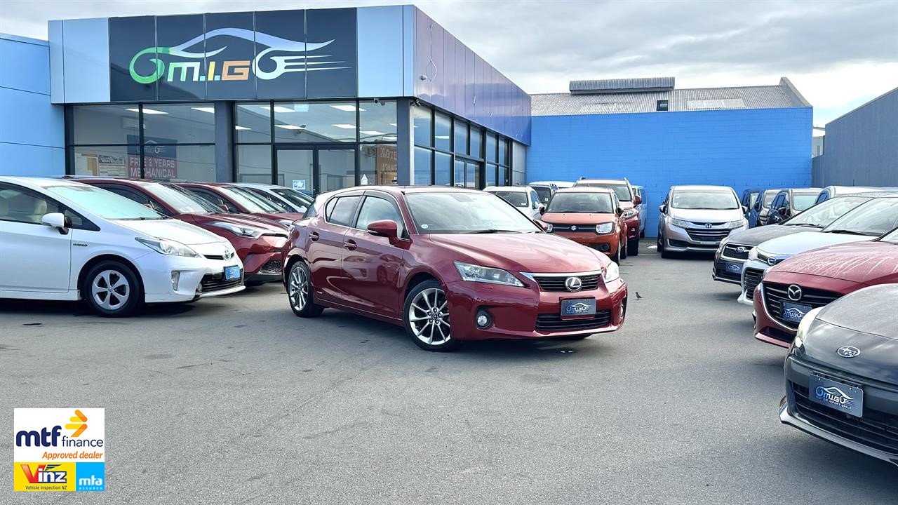 2013 Lexus CT 200H 1.8L Hybrid 3YearWarrantyFree